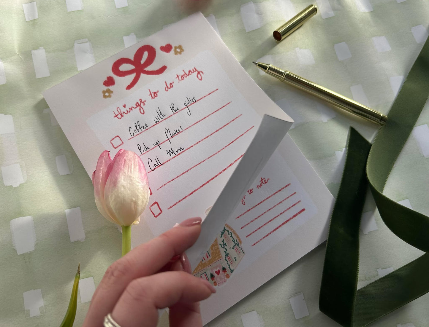 To-Do List Notepad- Cupid's Cottage Collection