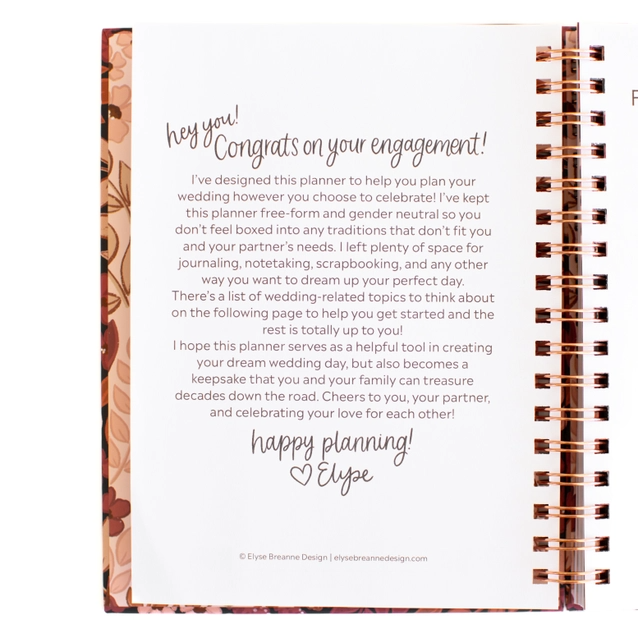 Wedding Planner and Keepsake Box