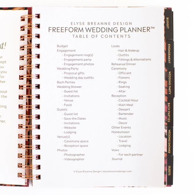 Wedding Planner and Keepsake Box