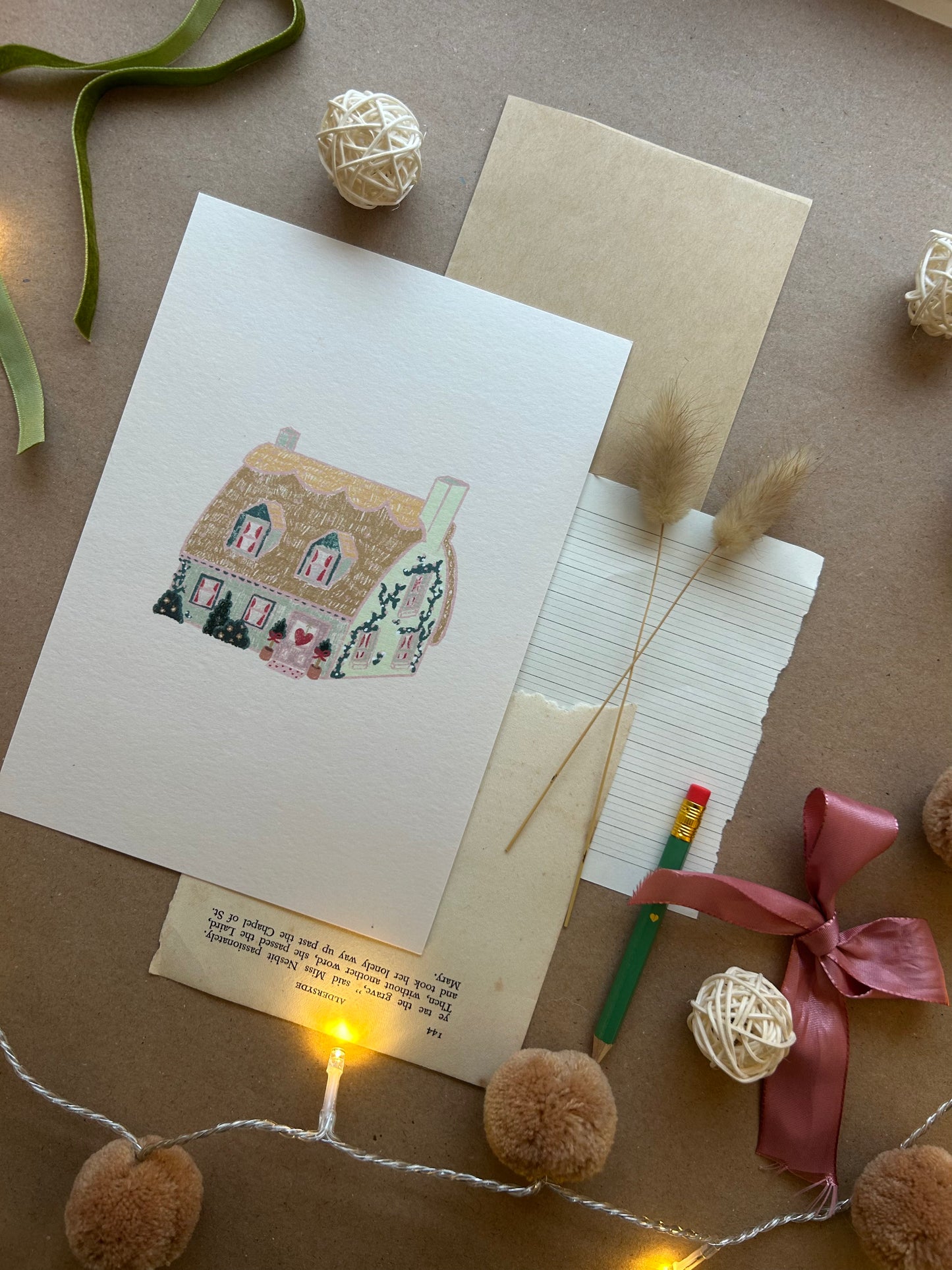 Honeydew Cottage Print