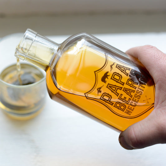Papa Bear Glass Decanter