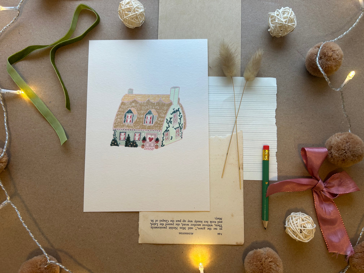 Honeydew Cottage Print