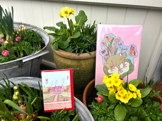 Frog Friends A4 Print