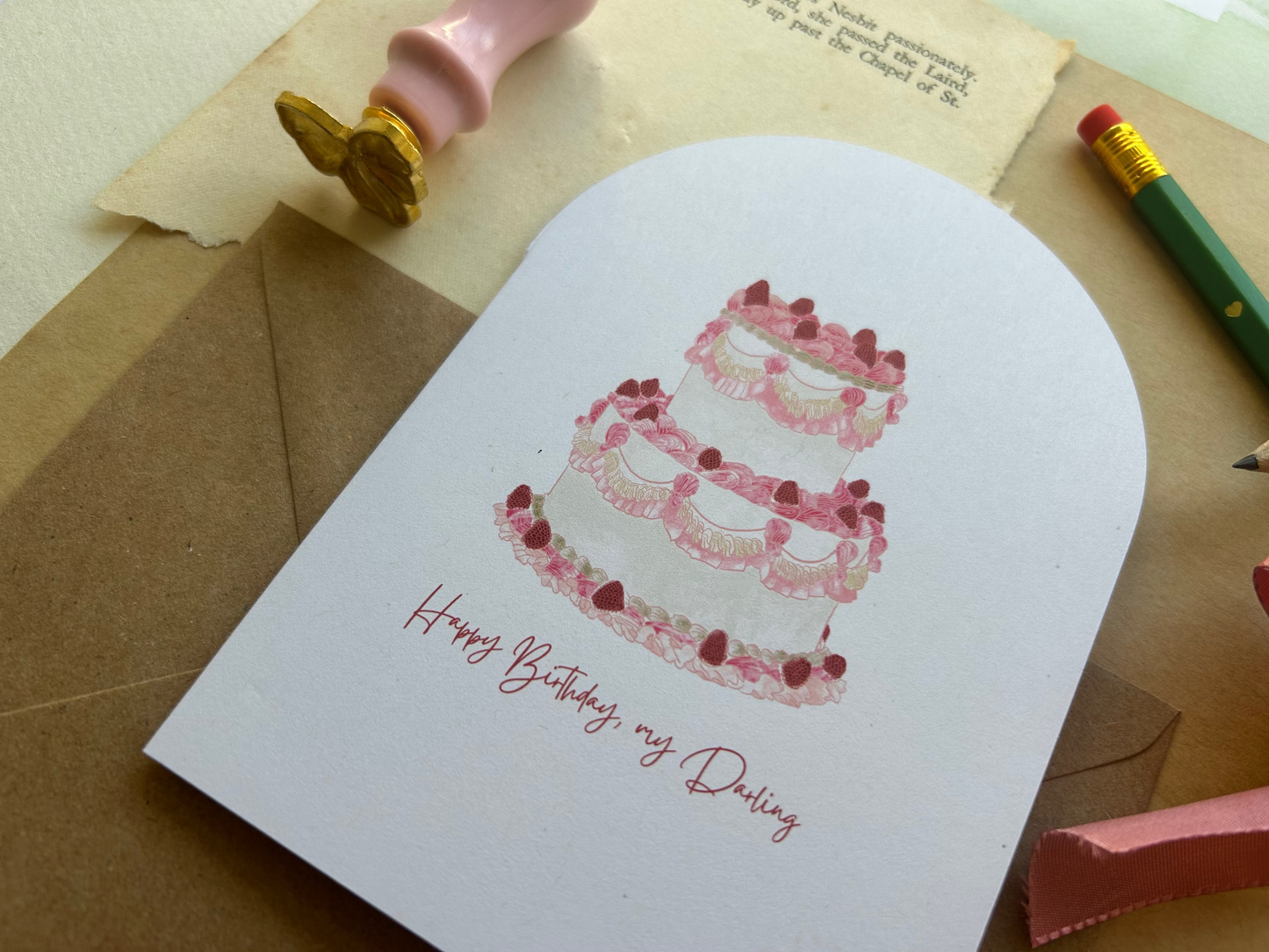 Birthday Darling Greeting Card