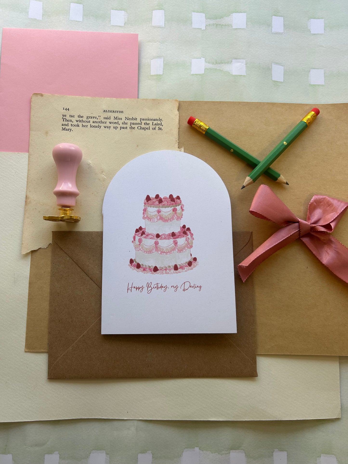 Birthday Darling Greeting Card