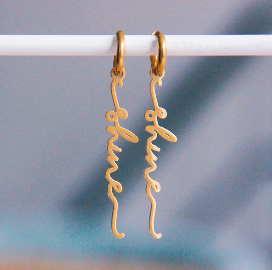 Shine Click Hoop Earrings