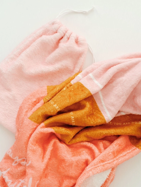 Fuzzy Blanket with Bag